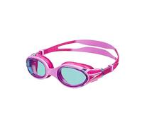 Speedo Unisex Kids Biofuse 2.0 SwiMing Goggles | Patented Easy Adjustment | Anti-fog | Anti-leak | Enhanced Fit | Improved Comfort, Flamingo Pink/Electric Pink/Blue, One Size