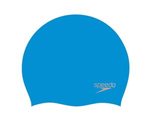 Speedo Unisex Plain Moulded Silicone Swimming cap