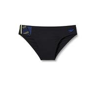 Speedo Uomo 7cm Tech Panel III Costume a slip, Nero/Chroma Blu/Spritz, XXS