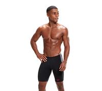 Speedo Uomo Tech Panel II Jammer da nuoto, Nero/Fed Rosso/Bianco, 3XS