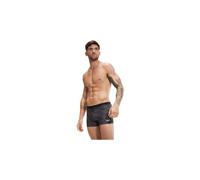 Speedo valmilton lines swimsuit black grey