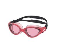 Speedo Women's Biofuse 2.0 SwiMing Goggles | Female Design | Patented Adjust Mechanism | Anti-fog | Anti-leak | Comfort Fit, Black/Raspberry FiL, One Size