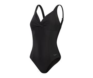 Speedo Women's Shaping Cross Knot 1 Piece Swimsuit Shapewear Beach and Holid