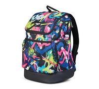 Speedo Zaino Teamster 2.0 Zaino da nuoto 35L Graffiti Hearts Nero/Blu/Giallo/Rosa