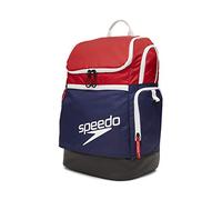 Speedo Zaino Teamster Grande 35 Litri, Rosso/Bianco/Blu 2.0, Taglia Unica Unisex-Adulto