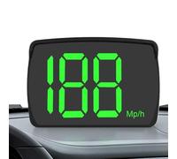 Speedometro GPS, Auto HUD Gauge, 3,15 x 2,13 x 1,22 pollici, Multi Functional Real Time Speed Display per camion, Racing, Taxi, Windshield, Golf Cart and Offroad Vehicle Use