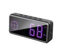 Speedometro GPS HUD MEP MPH - Compass Digital Compact con di avviso eccessivo, pannello LCD wireless | Display dashboard per l'uso di navigazione auto con consapevolezza del percorso di guida