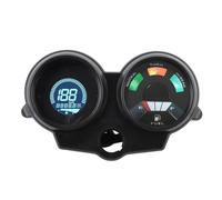 Speedometro Universale per Tachimetro Digitale LCD e Indicatore del Livello del Carburante - Retroilluminazione Regolabile a 7 Colori - Calibro Digitale a 12 V Multifunzionale