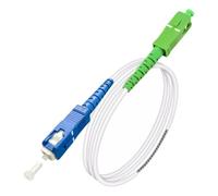 Speedoptic - Cavo Fibra Ottica SC/APC a SC/UPC | Simplex Monomodale FTTH | Convertitore Compatibile con iliad iliadbox (1 Metro)