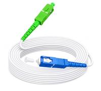 Speedoptic - Cavo Fibra Ottica SC/APC a SC/UPC | Simplex Monomodale FTTH | Convertitore Compatibile con iliad iliadbox (30 Metri)