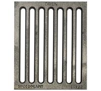 SPEEDPLANT griglia in ghisa per Camino 18 x 22 cm griglia Camino ghisa, Resistente griglia per Stufa a Legna