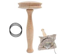 Speedweve - Fungo in legno liscio per rammendo, strumento di riparazione per cucito, strumento per rammendare i , per riparare fori di calze, uncinetto e lavori a maglia, strumenti artigianali