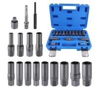 SPEEDWOX 16 Pz set di estrattore a bullone profondo a spirale spogliarellista set di estrattore per dadi spogliarellista dado spogliarellista per bulloni, dadi, prigionieri