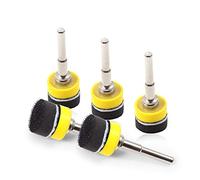 SPEEDWOX 5 confezioni di dischi abrasivi con gancio e anello da 3,5 cm, con cuscinetti di supporto per trapano e tampone in schiuma morbida