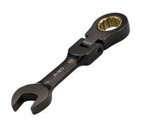 SPEEDWOX Chiave combinata combinata a cricchetto a testa flessibile 13 mm - Boccola e estremità aperta 72 denti testa antiscivolo flessibile acciaio CR-V trattato termicamente per bulloni danneggiati