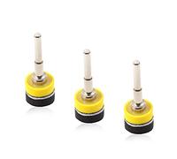 SPEEDWOX - Kit di dischi abrasivi con gancio e anello, 3 confezioni da 3 pezzi con gambo per trapano e cuscinetto in schiuma morbida