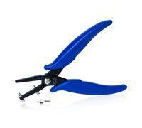 SPEEDWOX Metal Hole Punch Pliers for Jewelry 1.8mm Diameter Round Hole Sheet Metal 18 Gauge Thick 6" Precision Fine Pliers Jewelry Making Tool Craft Beading Hobby