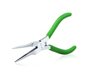 SPEEDWOX Mini Needle Nose Pliers Thin Serrated Jaw 4-1/2 Inch Small Long Nose Pliers Micro Precision Wire Looping Fine Chain Nose Plier Professional Jewelry Making Tool Beading Hobby Craft Supplies