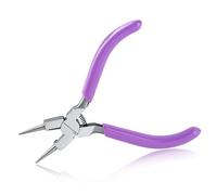 SPEEDWOX Mini pinze a becchi rotondi con taglierina, passante per fili, creazione di gioielli, piegatura, pinze per utensili