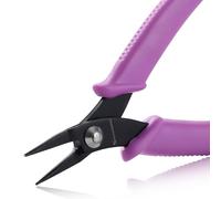 SPEEDWOX Mini pinze a becco lungo da 5-1/2 pollici per la creazione di gioielli Pinzette a naso mini pinze a becco corto Pinze a becco corto Pinze a mascella piatta liscia Pinze per aprire e chiudere