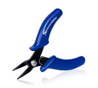 SPEEDWOX Mini pinze a becco piatto 3 pollici Micro ago tasca pinze piccola catena naso pinze precisione pinze fine strumento per la creazione di gioielli con primavera artigianato festa del papà