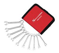 SPEEDWOX Mini set di chiavi combinate SAE chiavi di accensione 10 pezzi mini set standard 5/32-7/16 "aperto e scatola fine piccola chiave set con borsa di tela portatile per il montaggio di mobili