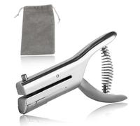 SPEEDWOX Perforatrice a foro singolo resistente, a lunga portata, ideale per metallo e carta, per creare badge regalo