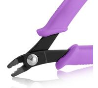 SPEEDWOX Pinza crimpatrice per perline, micro tubi, perline, pinza crimpatrice curva, 2 fori, versatile, per gioielli, artigianato, perline, hobby per perline da 2 a 3 mm