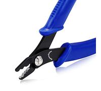 SPEEDWOX Pinza crimpatrice per perline Strumento per la creazione di gioielli da 5 pollici Mini pinze di precisione standard con testa dritta a molla multiuso gioielli fai da te perline Hobby