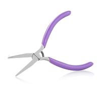 SPEEDWOX Pinze a becco piatto per la creazione di gioielli, mini pinze per piegatura di bracciali, avvolgimento, raddrizzamento, modellatura e apertura di anelli, ganascia liscia a micro catena