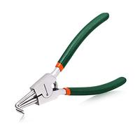 SPEEDWOX Pinze per anelli a scatto da 17,8 cm, pinze ad anello di precisione con ganascia curva