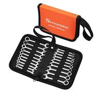 SPEEDWOX Set di 20 mini chiavi a combinazione metrica e SAE mini set di chiavi combinate standard di chiavi di accensione set di chiavi di accensione con e a scatola con custodia per riporre