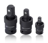 SPEEDWOX Set di 3 bussole universali da 1/4 3/8 1/2 a percussione