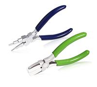 SPEEDWOX Set di pinze 6 in 1 per realizzare ganci e pinze a becco in nylon con manici in PVC per perline, loop e sagomatura di fili, artigianato fai da te