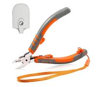 SPEEDWOX - Tagliafili da 15,5 cm, pinza diagonale da taglio laterale, con chiusura di sicurezza, mini tagliafilo di precisione in acciaio al cromo vanadio, tagliafili a testa diagonale