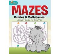 Speedy Kids Mazes, Puzzles & Math Games Activity Books For Kids 9-1 (Tascabile)