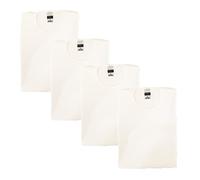 SPEEDY LINE 4 Maglie Interne Bambina/Ragazza Collo a Giro Manica Corta in Caldo Cotone Morbido e Traspirante. Taglia 4/5 Anni