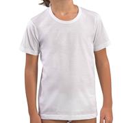 Speedy Line 6 Maglie Mezze Maniche Bimbo Puro Cotone Bianco Art. OP-100