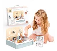 Speedy Monkey - Set Tavolo Cucina con 8 accessori - 30,5x25,5x24,5 cm