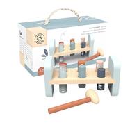 Speedy Monkey SP1014 - Panca a Martello, 21,7 x 9,5 x 11 cm, Giocattolo in Legno per Bambini, con Cura, Ottima Idea Regalo