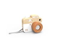 Speedy Monkey- Fotocamera 9,9 x 6,7 x 8 cm Colorata, Giocattolo in Legno per Bambini, Dettagli curati, Ottima Idea Regalo, Multicolore, SP3000