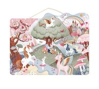 Speedy Monkey SP6005 Puzzle Magnetico Unicorno 42 x 33 x 1 cm colorato Giocattolo in Legno per Bambini, Dettagli curati, Ottima Idea Regalo