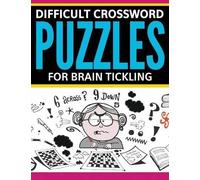 Speedy Publishing LLC Difficult Crossword Puzzles For Brain Tickling (Tascabile)
