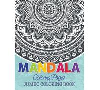 Speedy Publishing LLC Mandala Coloring Pages (Jumbo Coloring Book) (Tascabile)