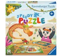 Speedy Puzzle - 12004171 di Ravensburger - 4 puzzle da 35 pezzi e 32 Speedy Chips Chi rompe più velocemente e vince? Per 2-4 giocatori di puzzle dai 6 anni in su.