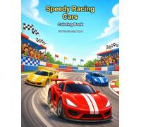 Speedy Racing Cars Coloring Book