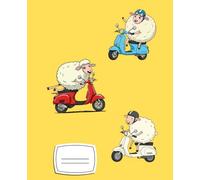Speedy Sheep on Motorbikes Composition Notebook: Ready, Set, Baa! | 120 Pages | College Ruled | Turbo Wool Adventures | Sheep Riders: Write Your Story | Hold On Tight, It’s Time to Write!