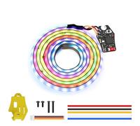 SpeedyBee - Strisce luminose a LED per controller di volo da 20 x 20 mm, antiurto, regolazione dei parametri di volo, installazione rapida, set di strisce LED