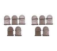 Speesy 10 Pezzi Porta Scorrevole Antifurto Interruttore di Blocco Finestra Scorrevole Bloccante Cinghie Finestra Sicurezza Bambini Serratura