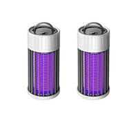 Speesy 2X Lampada per Zanzare, Zapper Elettrico USB per Zanzara Un Mosca Un 360 °, Luce Anti-Insetti Portatile per Interni Ed Esterni per Hotel con Camera da Letto